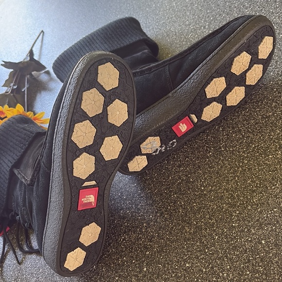 The North Face 200 Gram Insulation Primaloft Black Suede Boots Women’s Size 10 ! - Picture 8 of 13